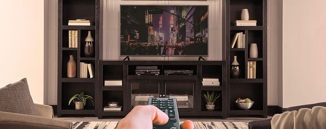 Image of tv and tv console